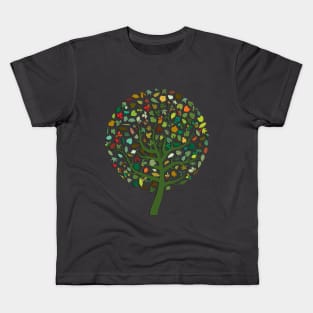 Abstract colorful tree Kids T-Shirt